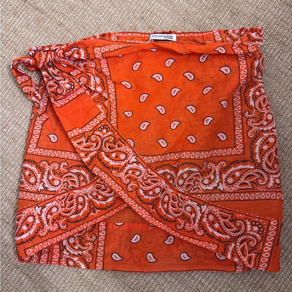 Arizona Love bandana Sharong sarong in Orange